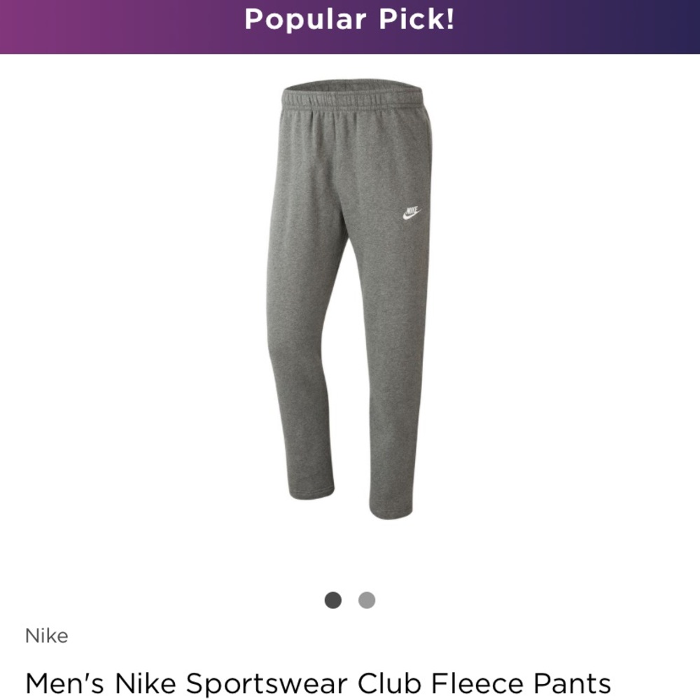 Men’s/Women’s Nike Dark Grey Sweatpants